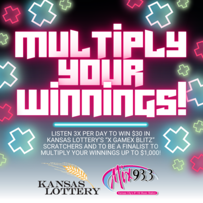 Win a ,000 thanks to Kansas Lottery’s “X-Cash Blitz | Mix93.3 | Kansas City’s #1 Hit Music Station